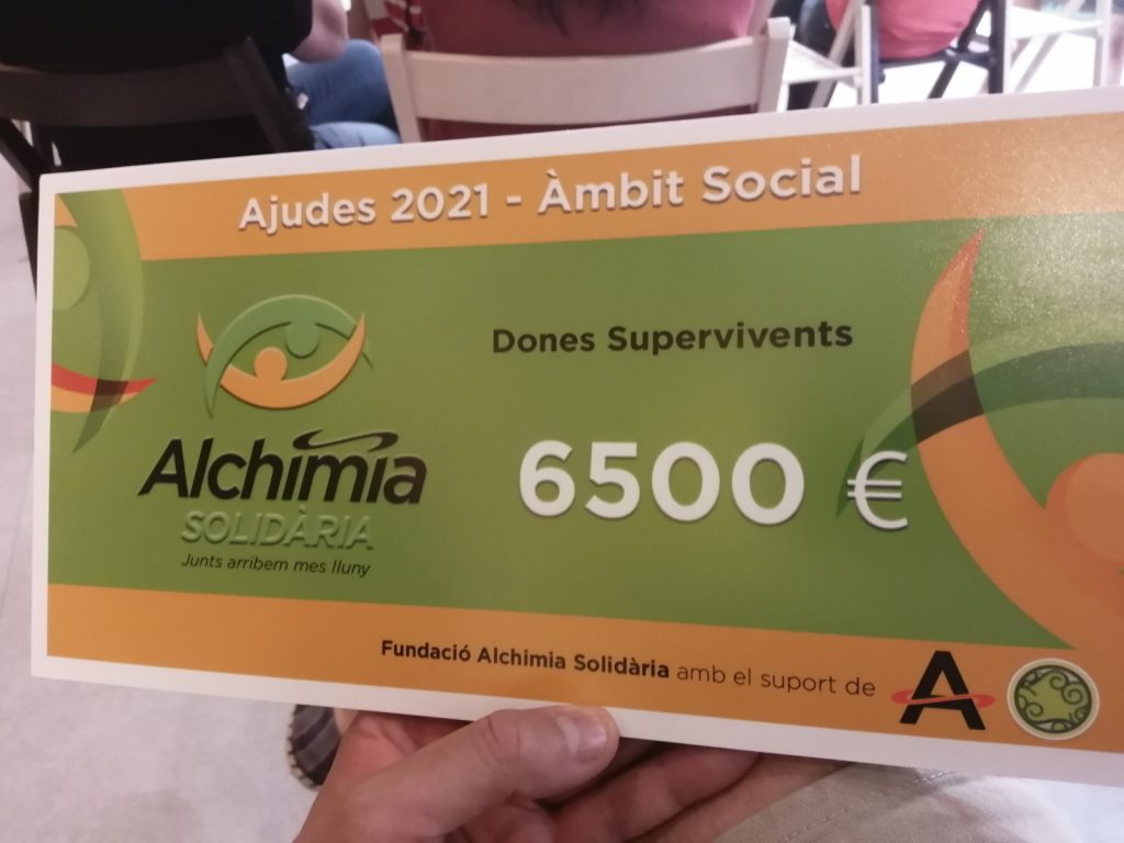 6500€ pel projecte dones supervivents