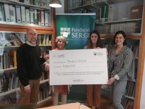 Els supermercats de Girona adherits al Club Valvi recapten 9.262€ pel projecte “Habitatge per a dones supervivents” de la Fundació SER.GI