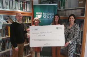 Els supermercats de Girona adherits al Club Valvi recapten 9.262€ pel projecte “Habitatge per a dones supervivents” de la Fundació SER.GI