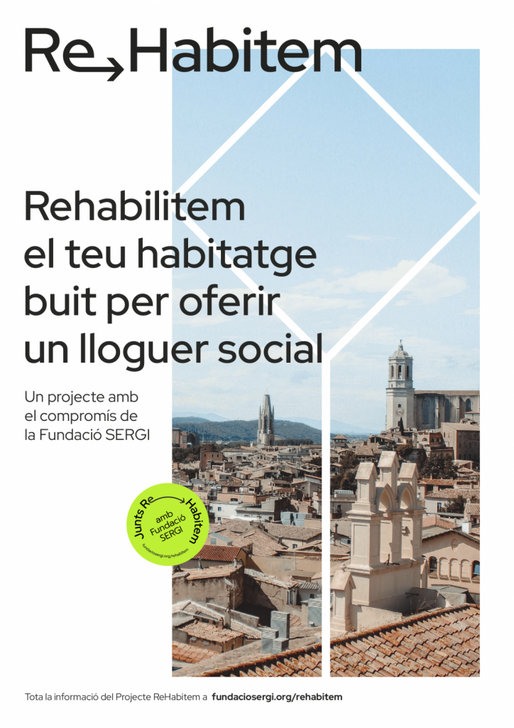 ReHabitem. Cartell campanya habitatge social a Girona