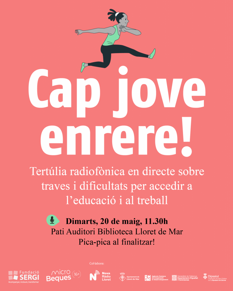 Cap jove enrere! Acte per les microBeques16+ curs 2025-26