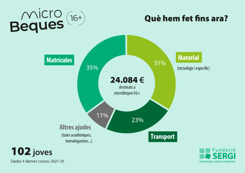 Resum microBeques16+ donades del 2021 al 2025