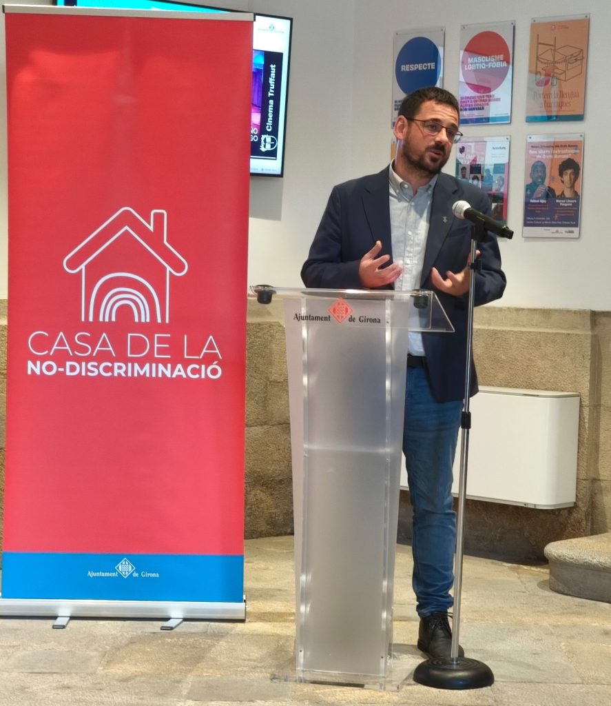 Roda de premsa presentació de la Casa de la No-discriminació a Girona