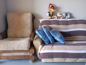 Racó íntim d'un habitatge social d'una dona supervivent a la violència masclista