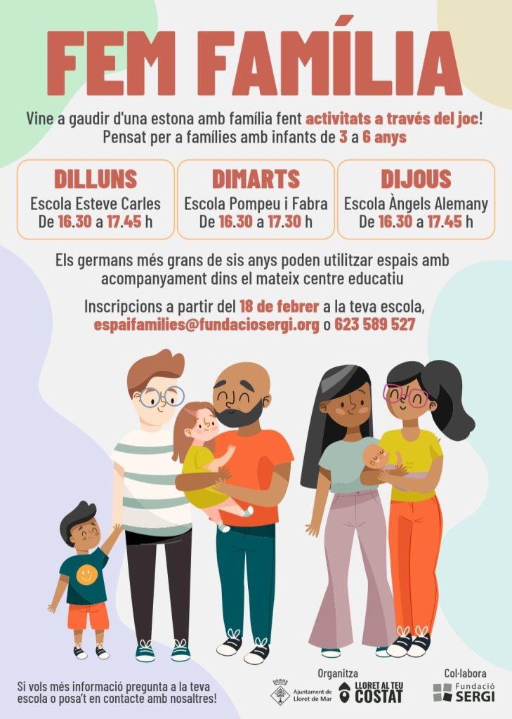 Fem família a Lloret de Mar