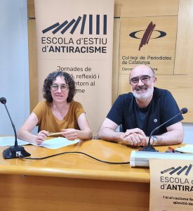 Roda de premsa sobre la 3a edició de l'Escola d'Estiu d'Antiracisme a Girona